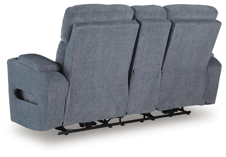 Studio Cave Power Reclining Loveseat with Console - Gray (6)