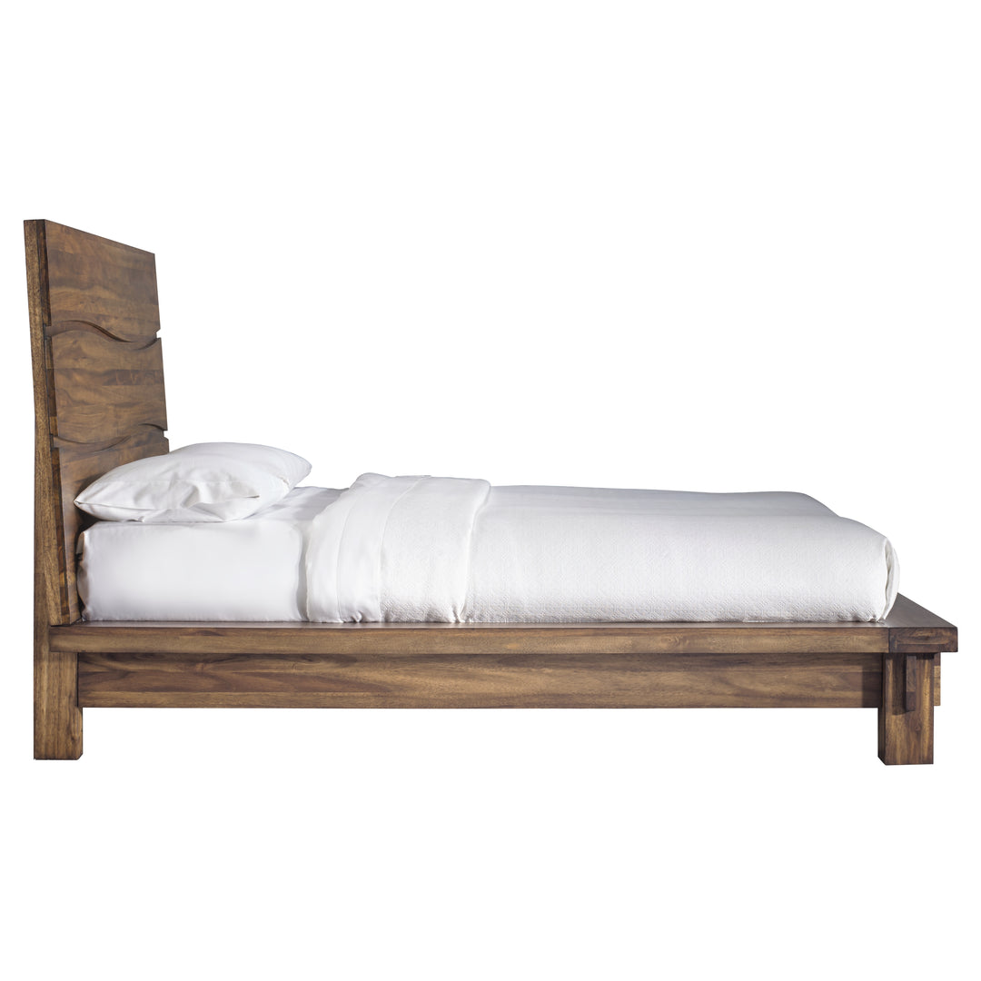 Modus Furniture 8C79P5 Ocean Solid Wood Platform Bed In Natural Sengon