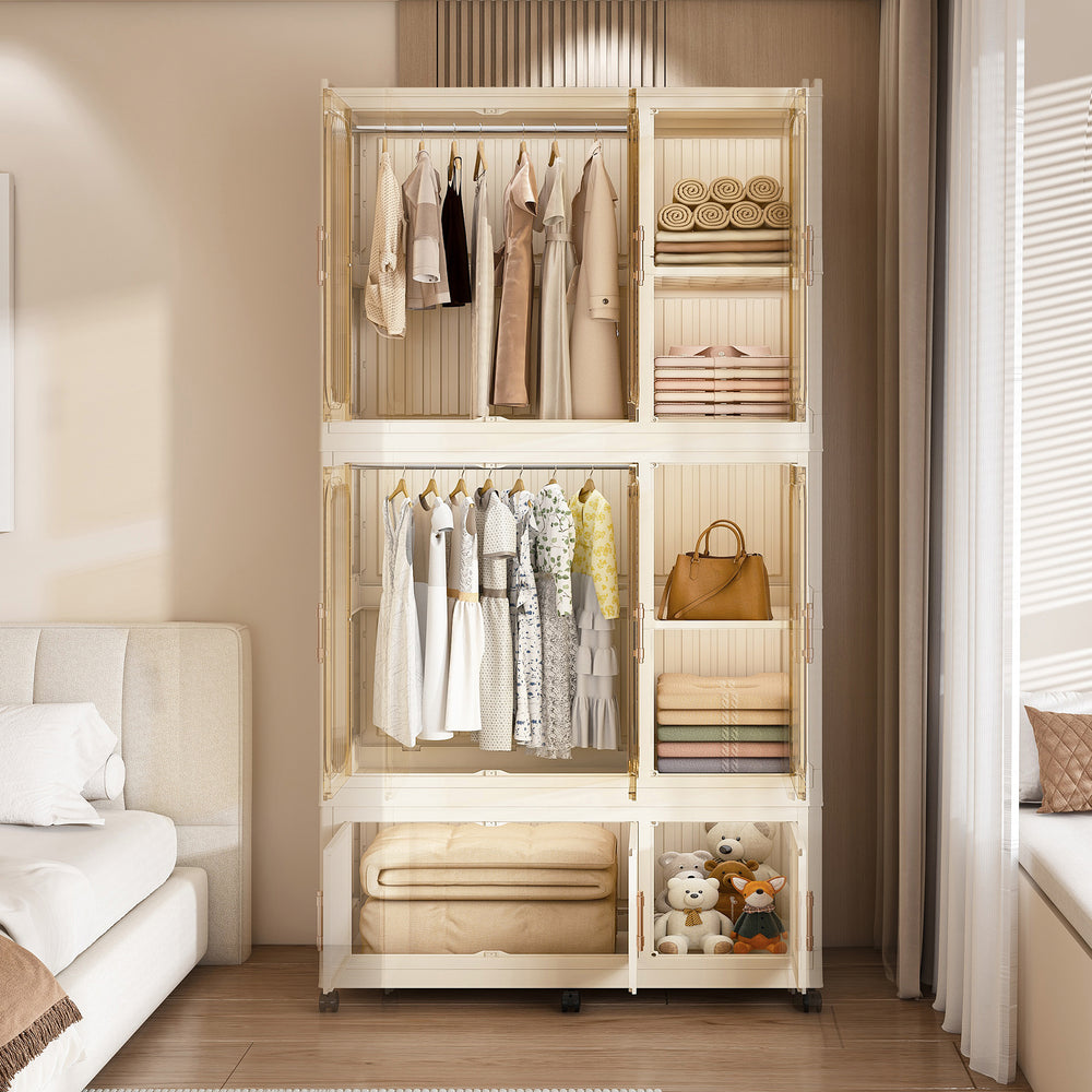 portable-wardrobe-closet-storage-organizer-for-clothes-clothes-dresser-9-magnetic-doors-9-cubes-2-hanging-rod-6-pcs-hangers-baby-wardrobe-storage-cabinet-white