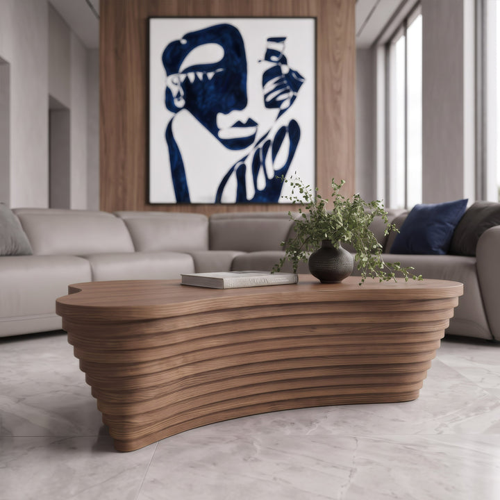 Austin - Modern Walnut Coffee Table