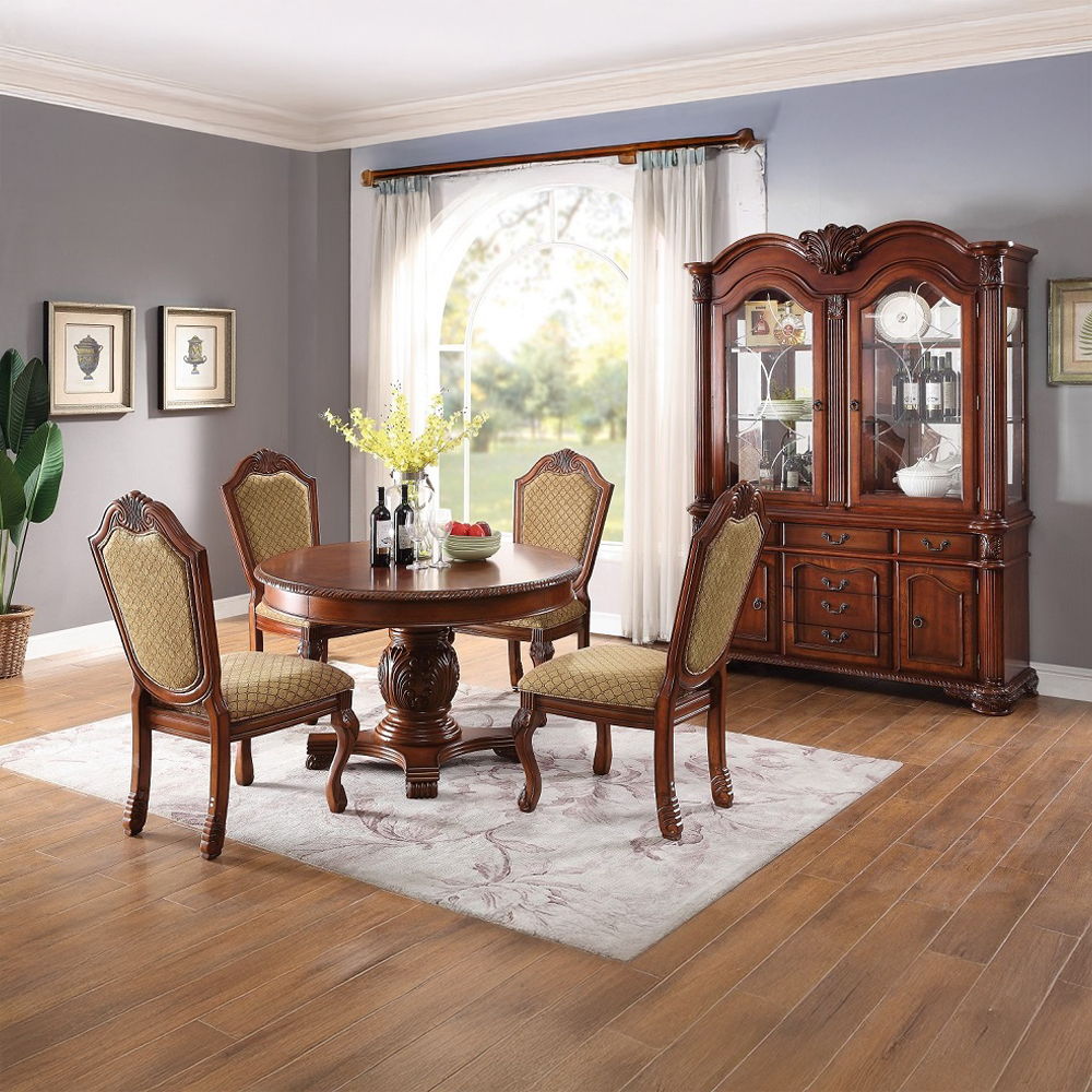 Chateau De Ville - Round Dining Table - Cherry