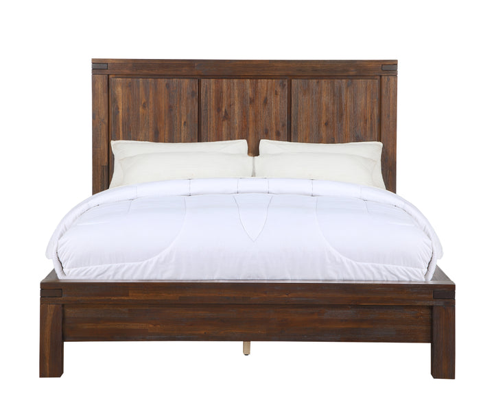 Modus Furniture 3F41F4 Meadow Solid Wood Platform Bed In Brick Brown
