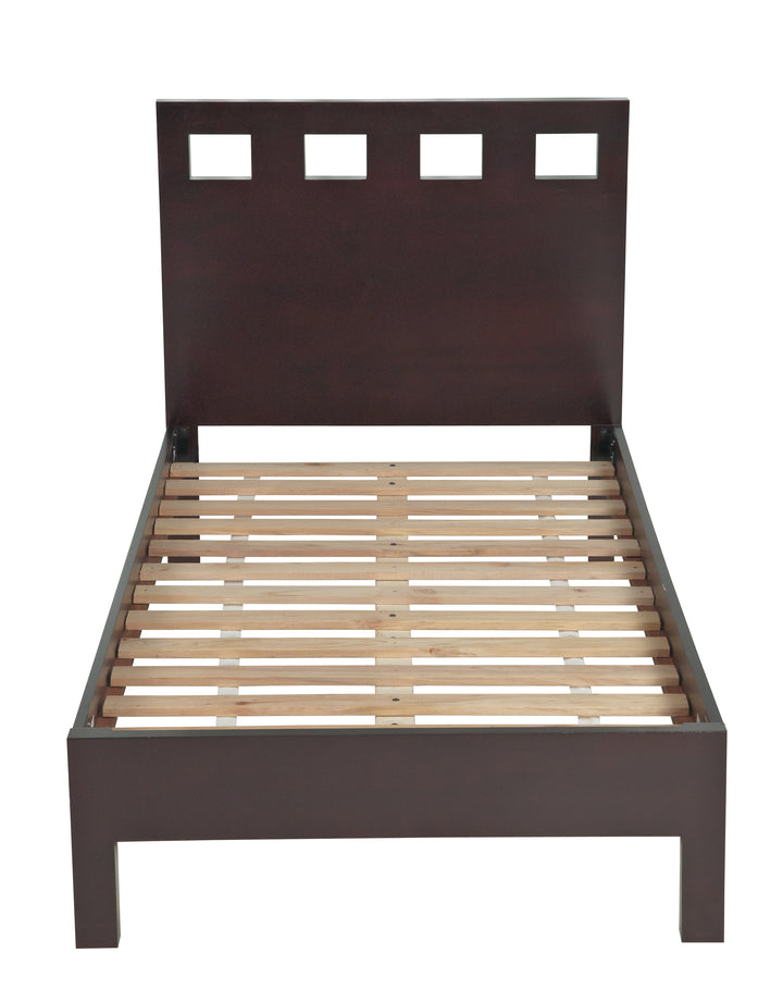 Modus Furniture Rv23F3 Riva Wood Platform Bed In Espresso