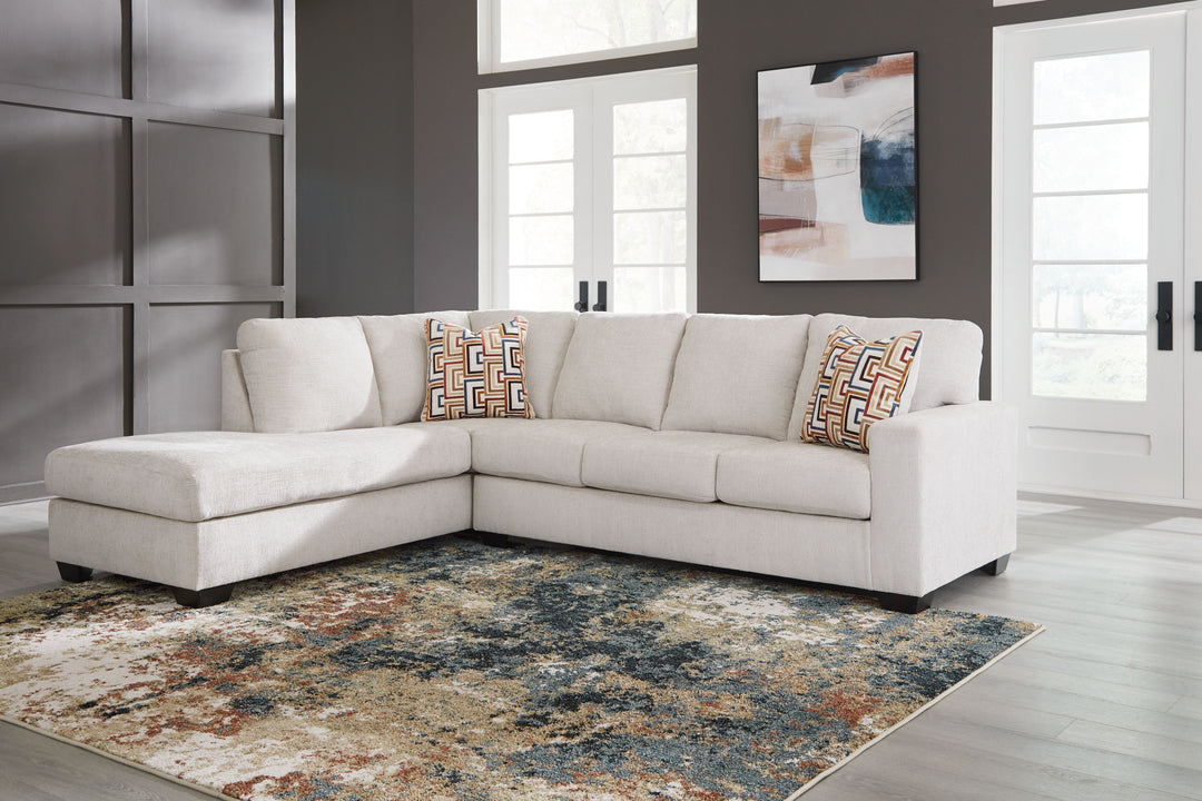 Aviemore - 2-Piece Sectional With Laf Corner Chaise - Stone by Ashley Furniture product image