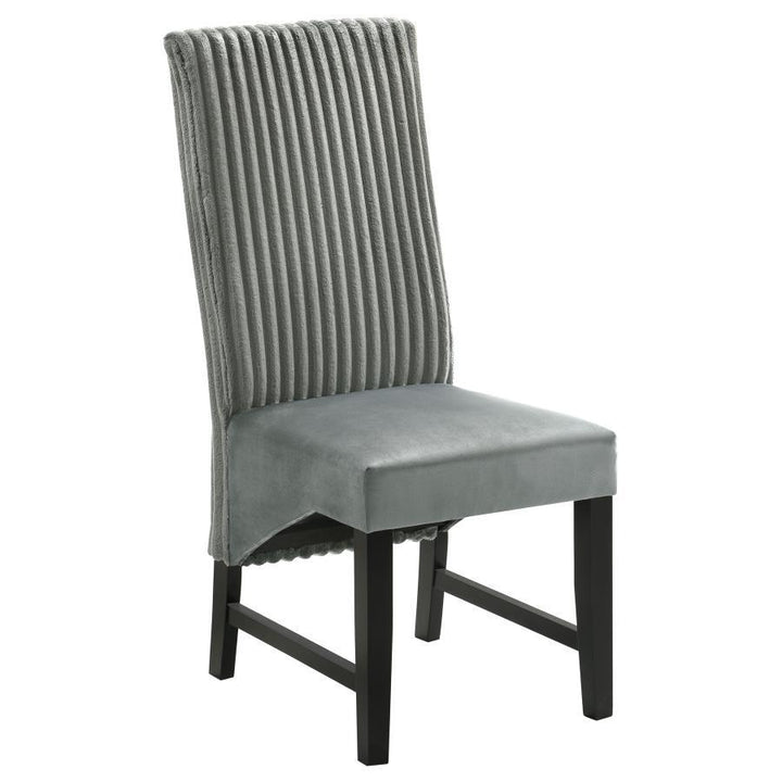Barrand - Upholstered Dining Side Chair  - Gray