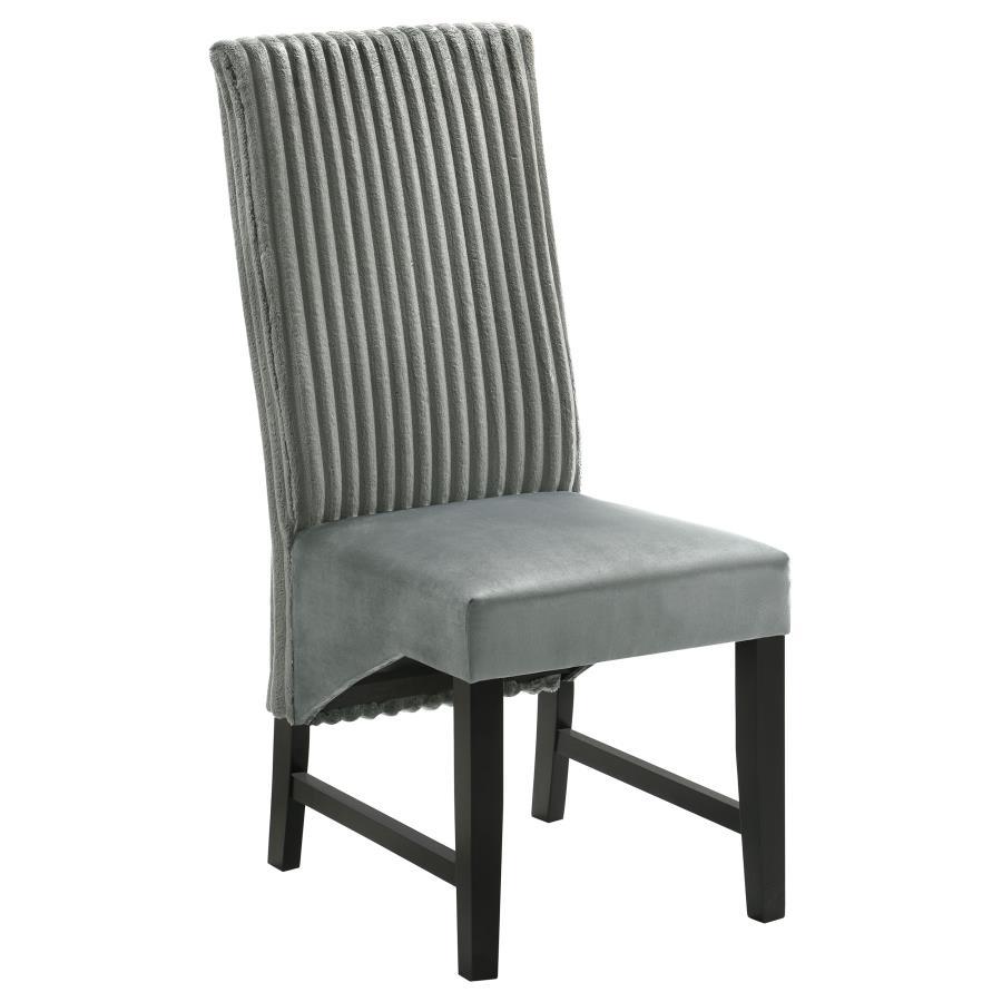 Barrand - Upholstered Dining Side Chair  - Gray