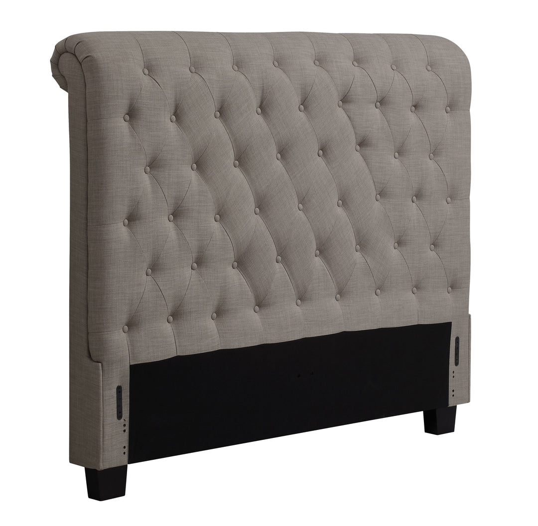 Modus Furniture 3Zh3L4Bh11 Royal Tufted Upholstered Headboard In Dolphin Linen