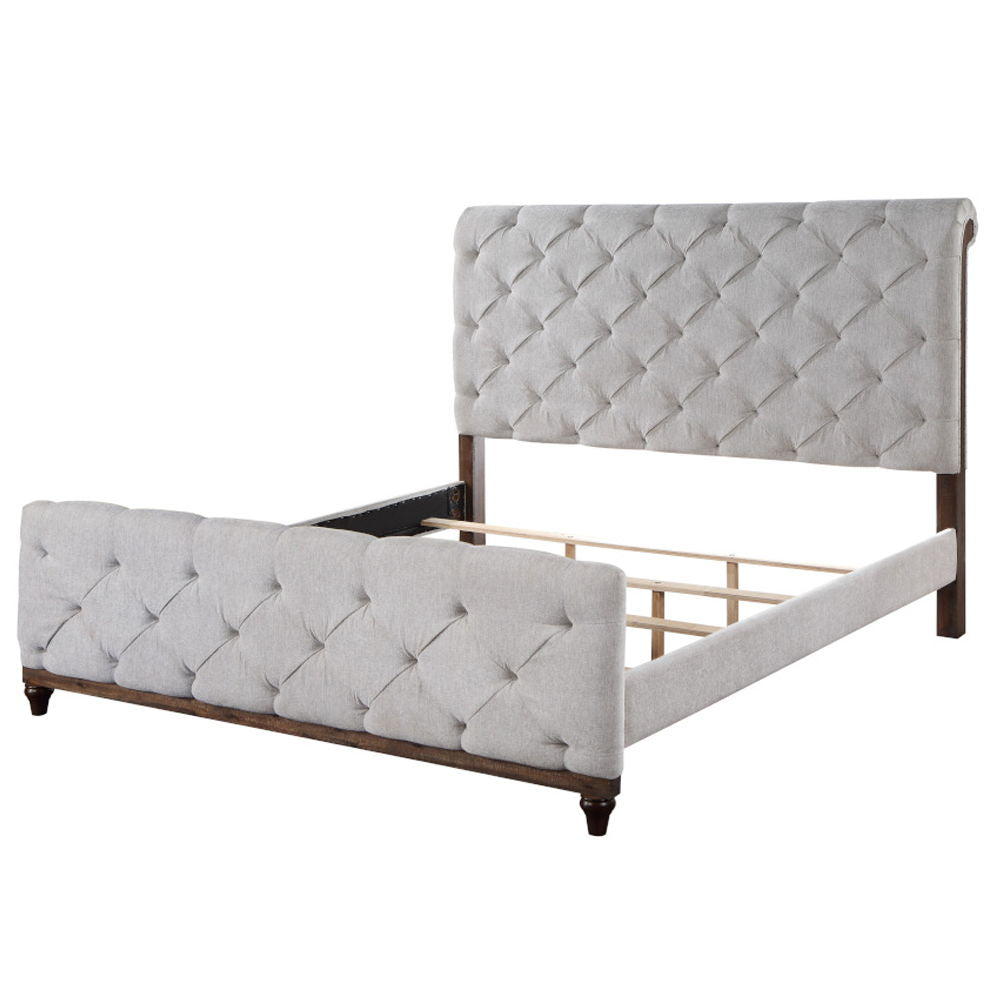 Andria - Queen Bed - Gray
