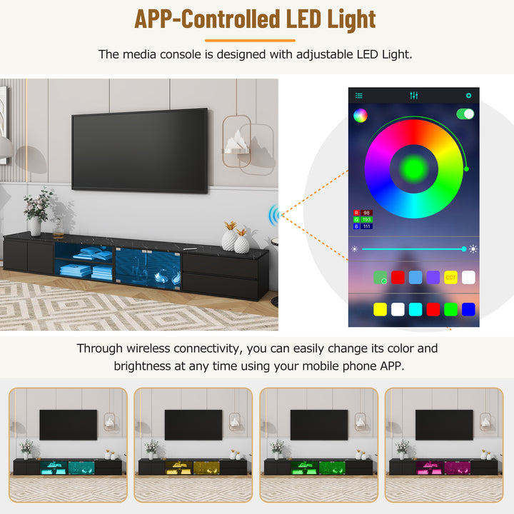 modern-app-controlled-led-faux-marble-tabletop-with-tempered-glass-doors-tv-stand-for-tvs-up-to-105-black