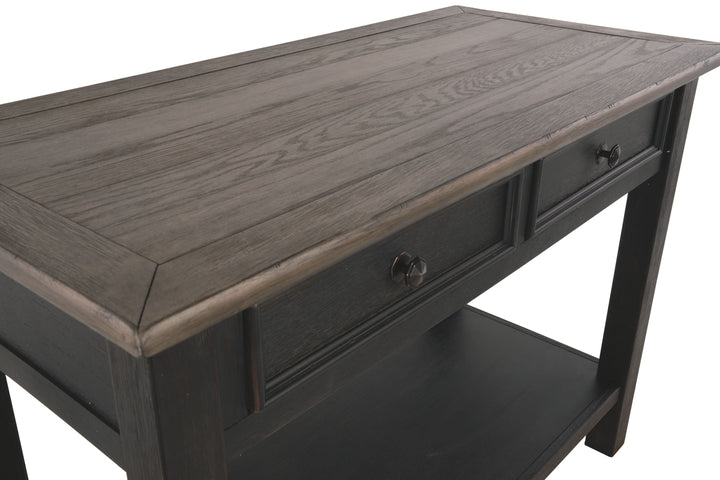 Tyler Creek - Sofa Table - Grayish Brown / Black