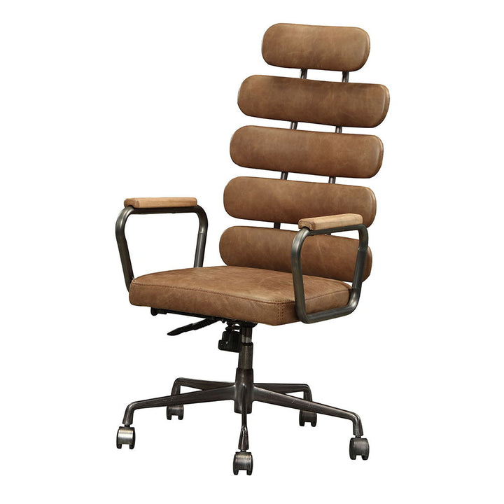 Calan - Office Chair - Retro Brown Top Grain Leather