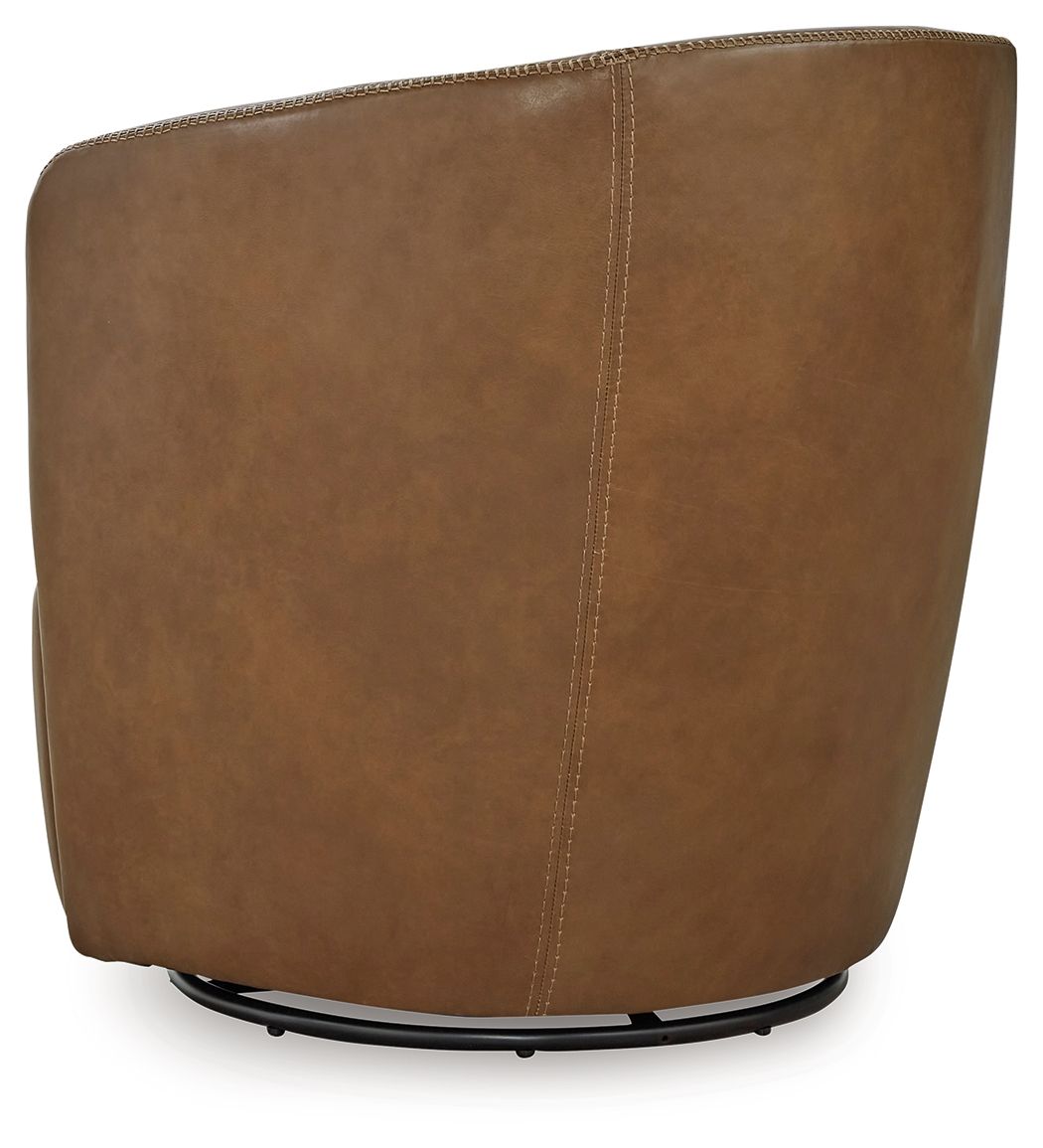 Kierreys - Swivel Chair - Caramel