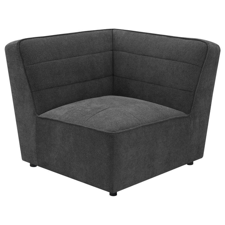 Sunny - 6 Piece Upholstered Modular Sectional Sofa - Charcoal