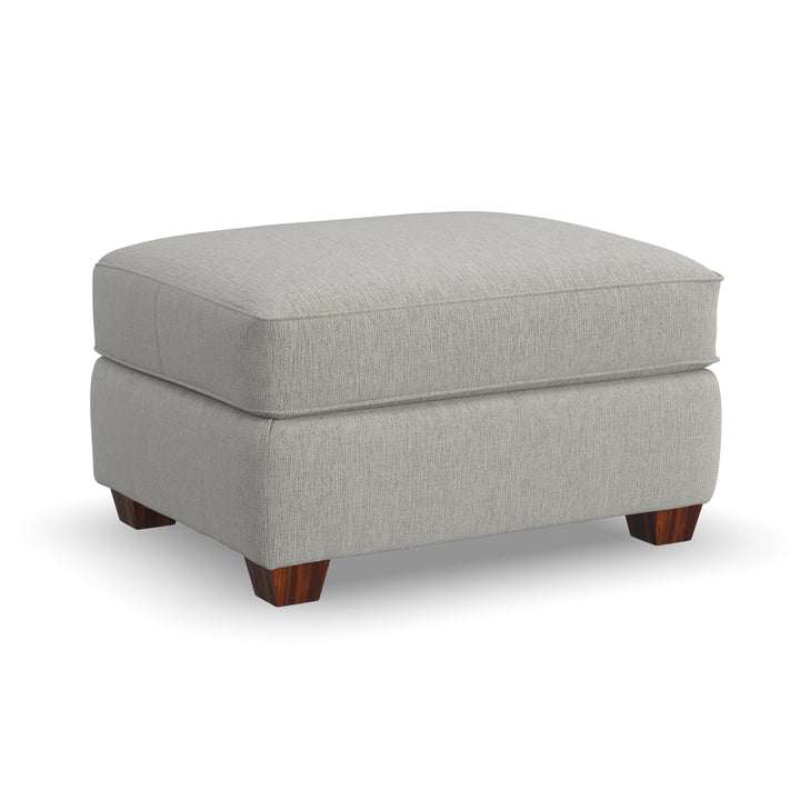 Thornton  Fabric Ottoman  Light Gray