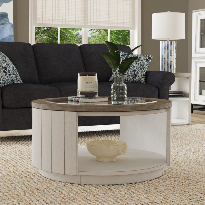 Melody Round Coffee Table with Casters