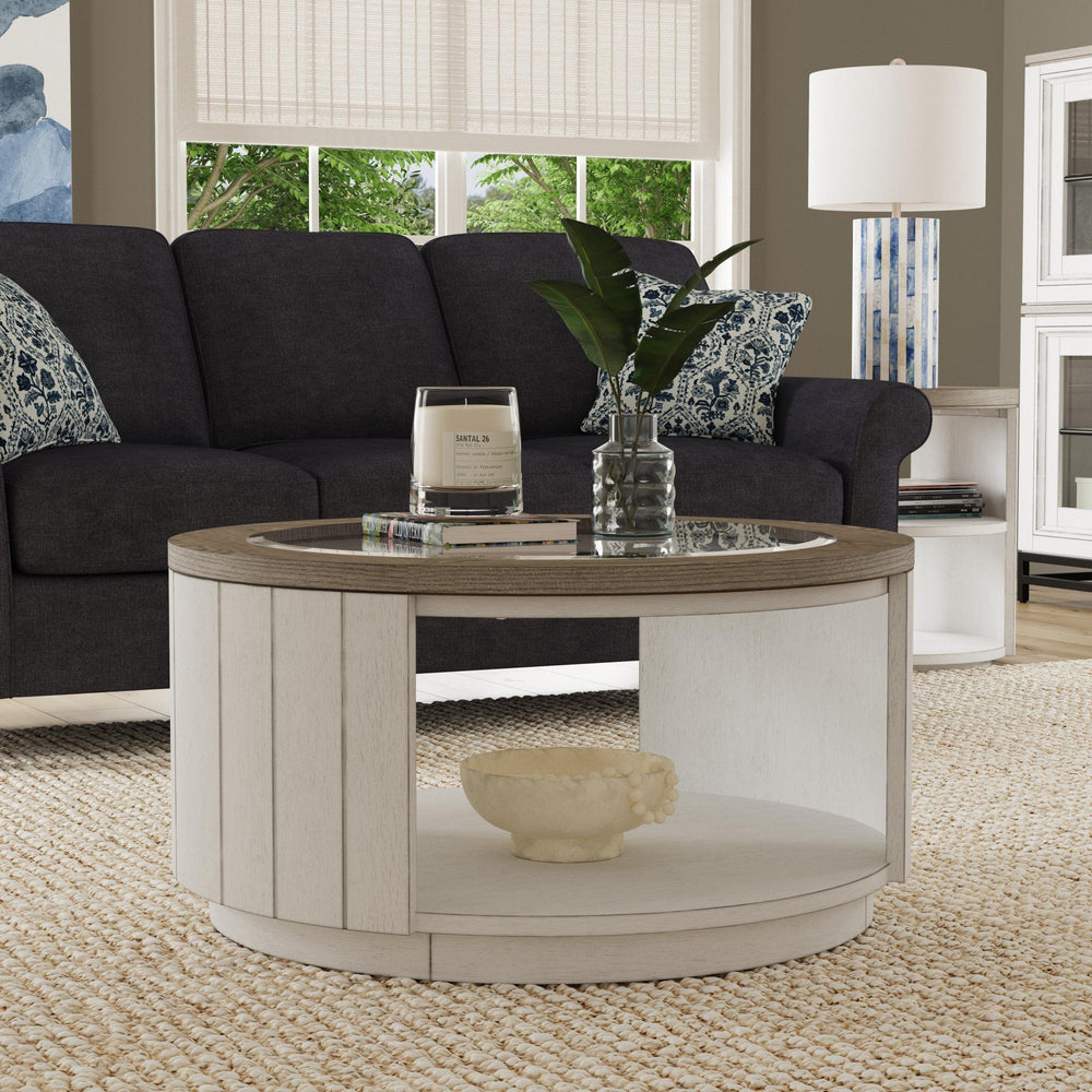 Melody Round Coffee Table with Casters