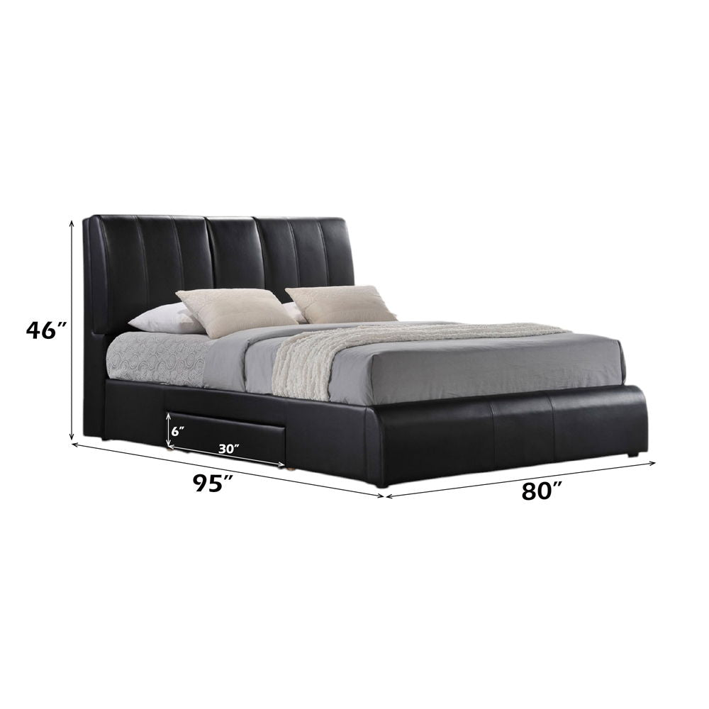 kofi-eastern-king-bed-with-storage-black-synthetic-leather