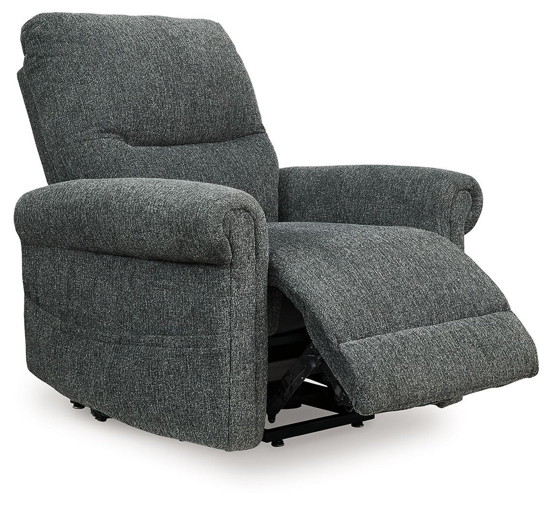 Aureta Power Lift Recliner with Heat and Massage in Next-Gen Nuvella™ Fabric - Brown