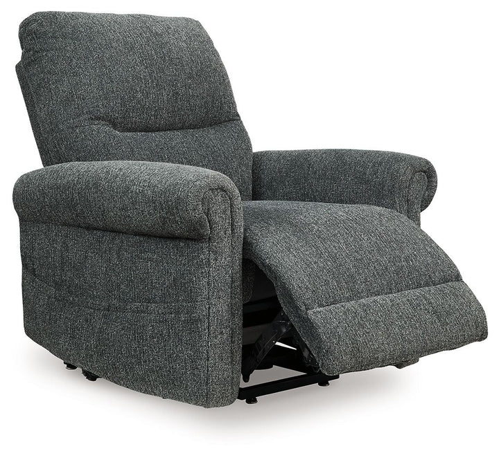 Aureta Power Lift Recliner with Heat and Massage in Next-Gen Nuvella™ Fabric - Brown