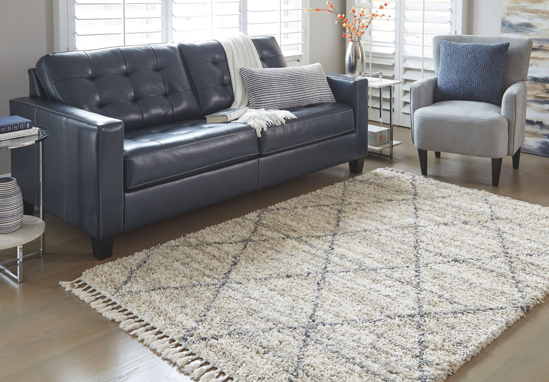 Abdalah - 5' x 7' Rug - Beige / Gray