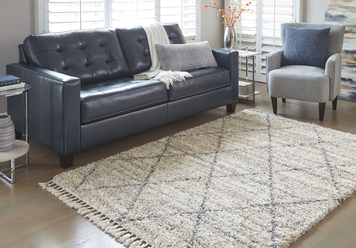 Abdalah - 5' x 7' Rug - Beige / Gray