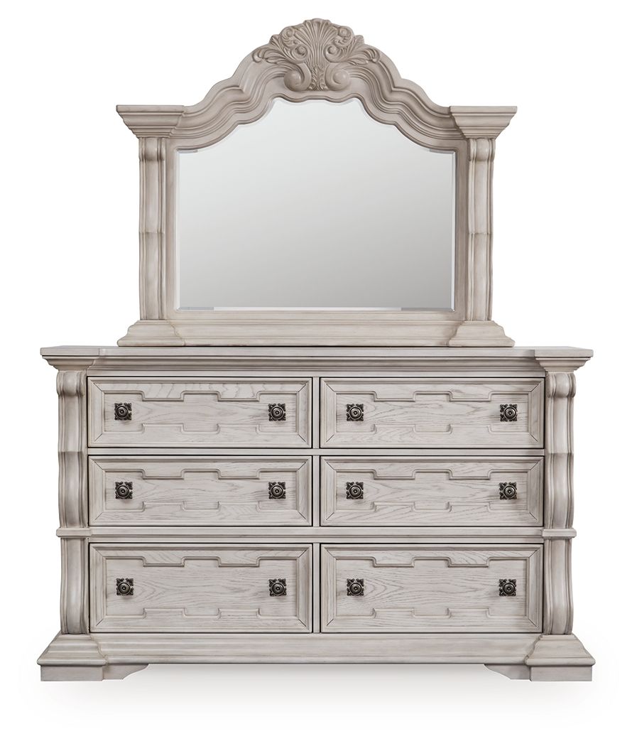 Bruchandi - Dresser And Mirror - Antique White by Ashley Furniture product image