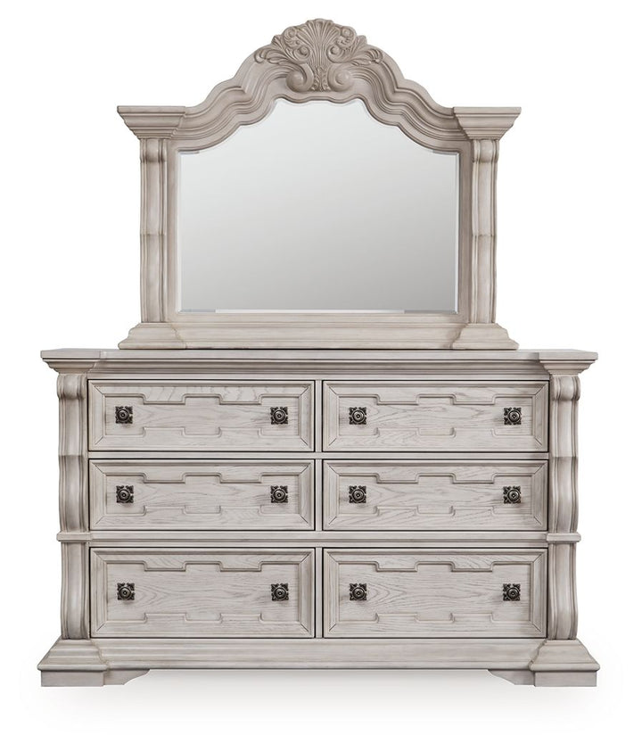 Bruchandi - Dresser And Mirror - Antique White by Ashley Furniture product image