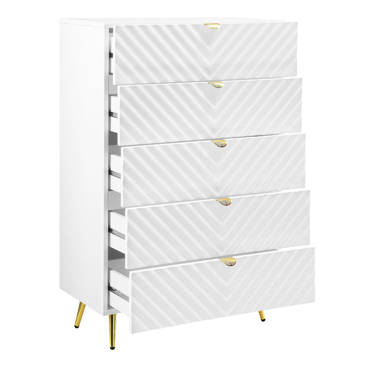 Gaines - Chest - White High Gloss