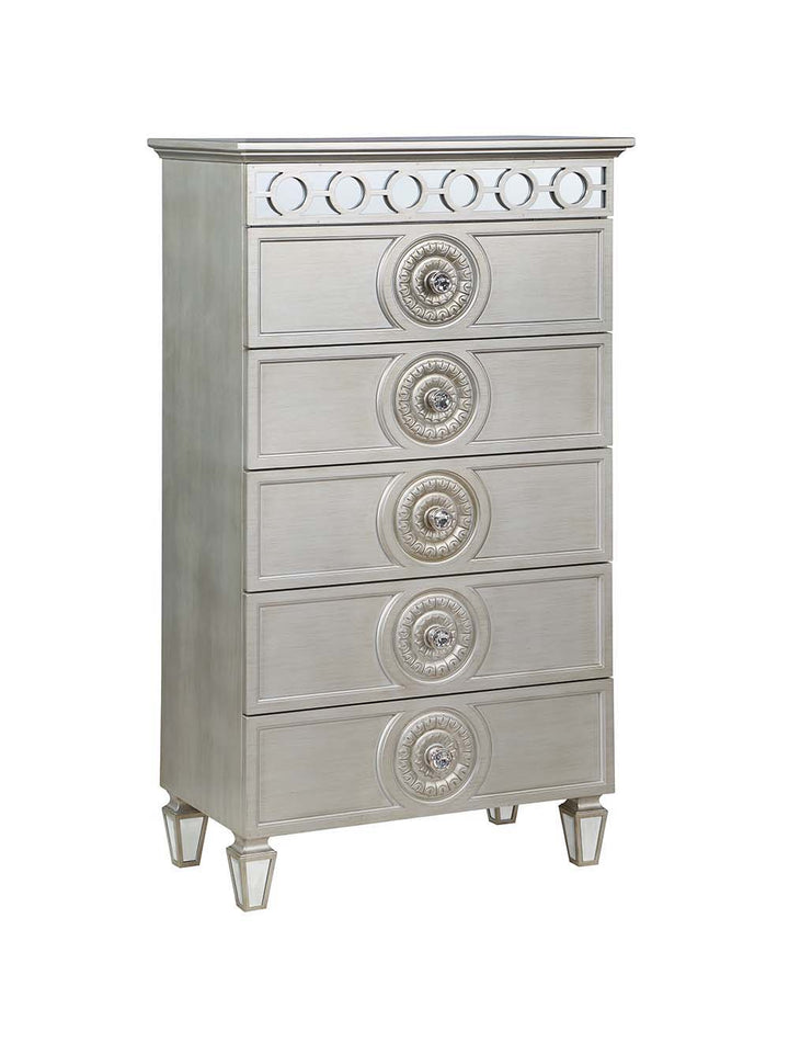 ACME Furniture Varian Chest Silver & Mirrored