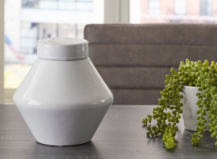 Domina - Jar (Set of 2) - Large - White