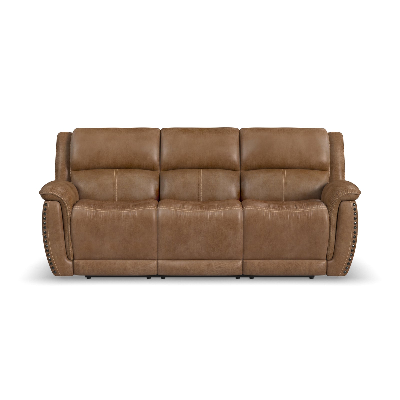 Beau  Power Reclining Sofa With Power Headrests  Silt