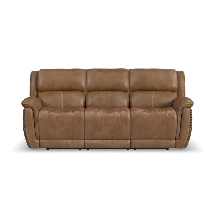 Flexsteel 1011-62PH-34972 Beau  Power Reclining Sofa With Power Headrests  Silt