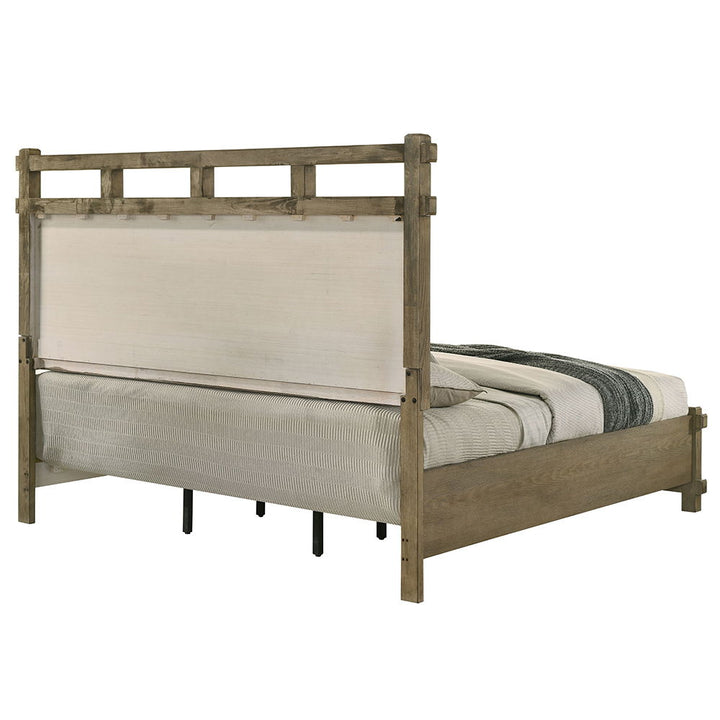 Colton - Queen Bed - Antique White Oak