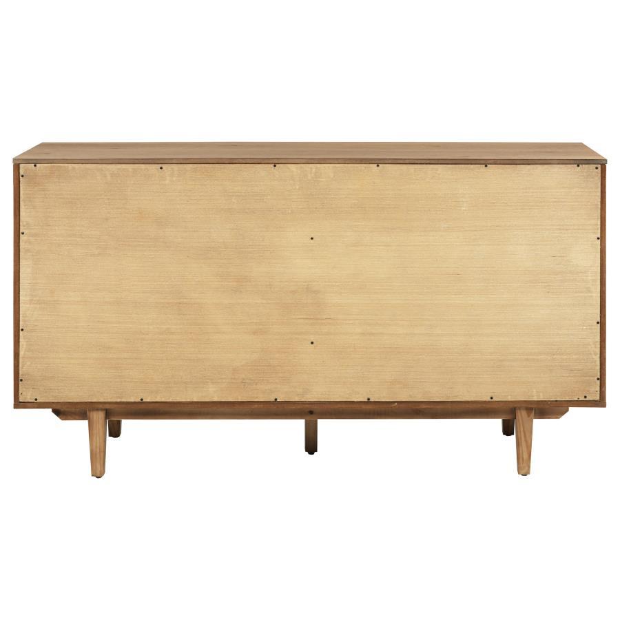 Middleton - 4-Door Sideboard Server With Dual Drawers - Natural