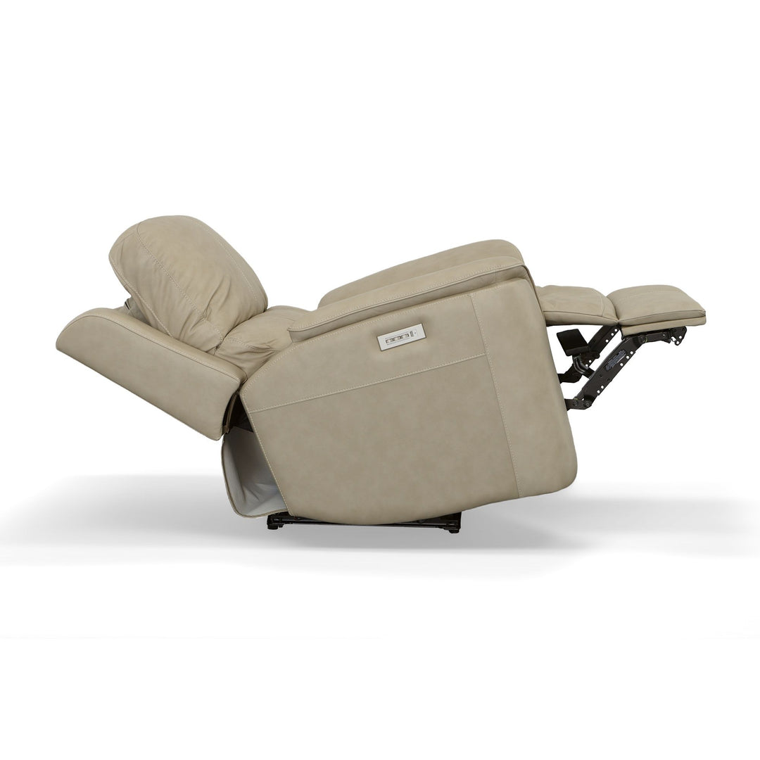 Flexsteel 1041-50PH-94680 Henry  Power Recliner With Power Headrest & Lumbar  Beige