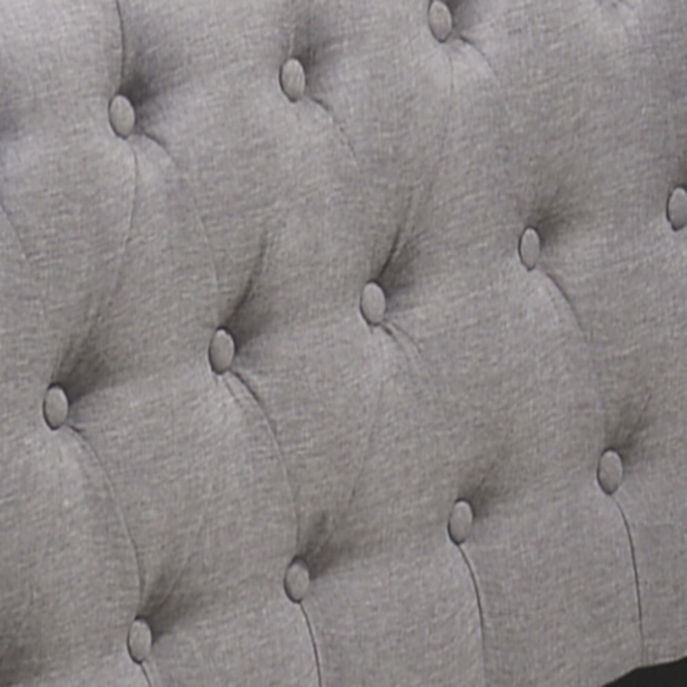 Justice - Twin Daybed With Trundle - Smoke Gray Fabric