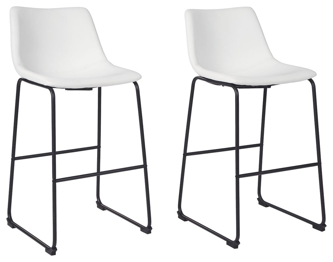 Centiar - Tall UPH Barstool (Set of 2) - White
