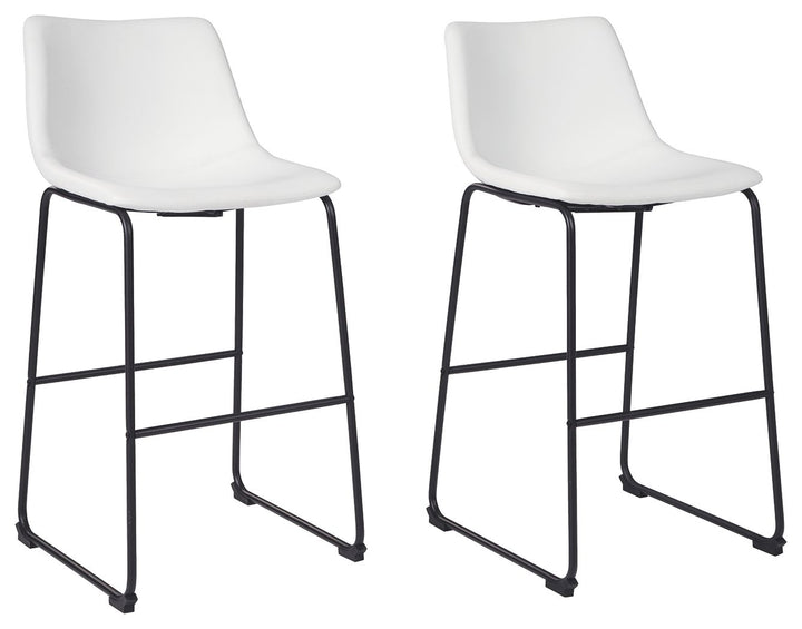 Centiar - Tall UPH Barstool (Set of 2) - White