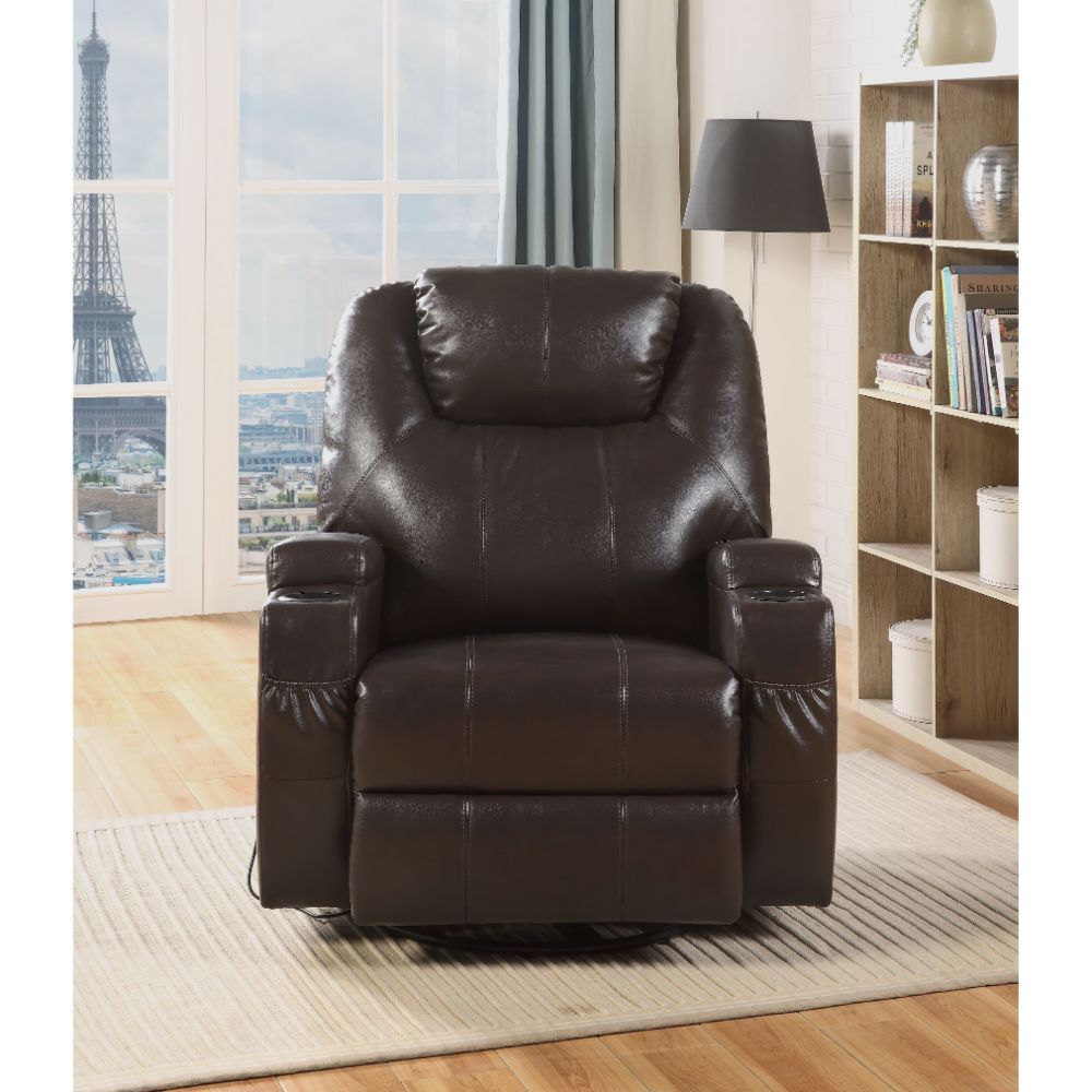 waterlily-motion-rocker-recliner-with-swivel-brown-synthetic-leather