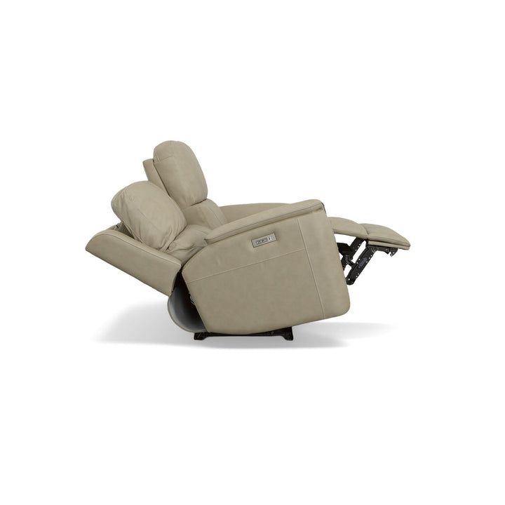 Flexsteel 1041-60PH-94680 Henry  Power Reclining Loveseat With Power Headrests & Lumbar  Beige