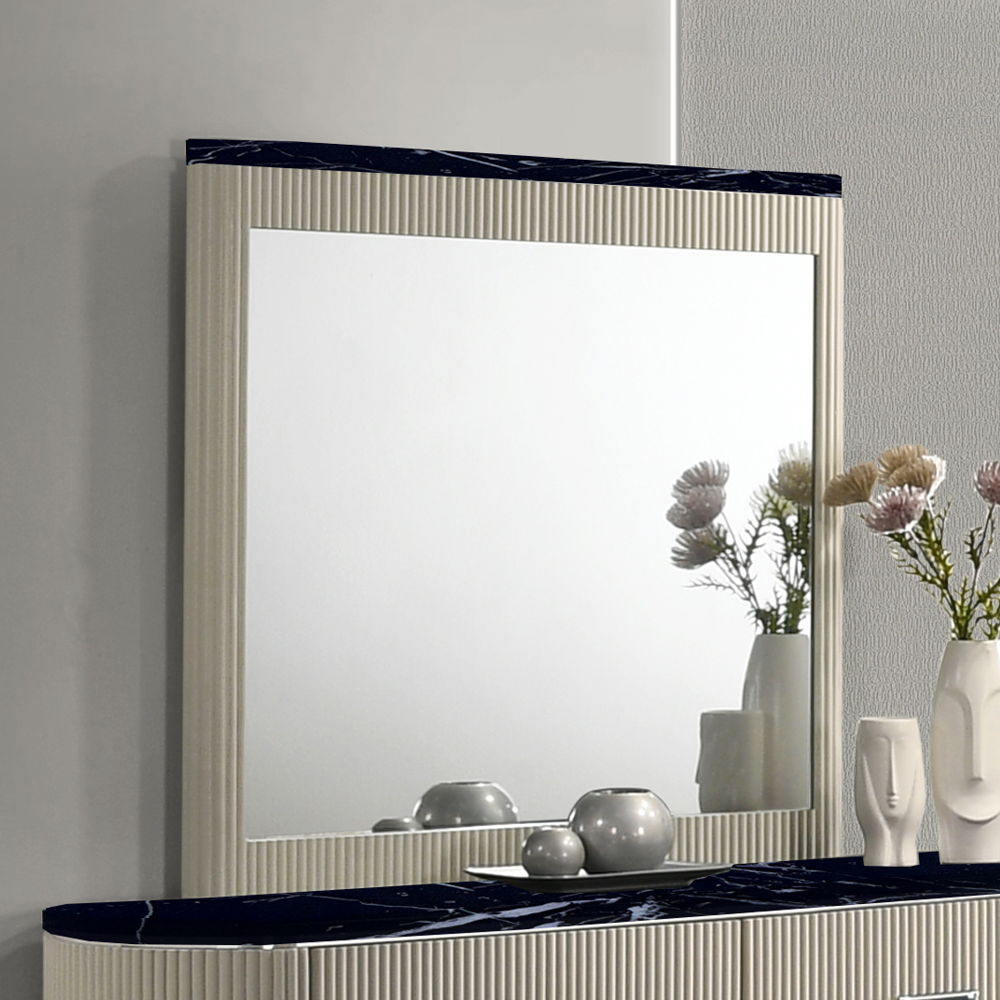 ACME Furniture Travonte Mirror Gray / Beige