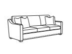 Flexsteel 7051-32 Milo  Sofa  Beige