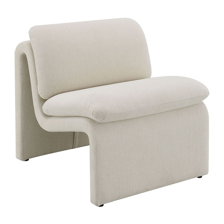 Jaeda - Accent Chair - Ivory Boucle