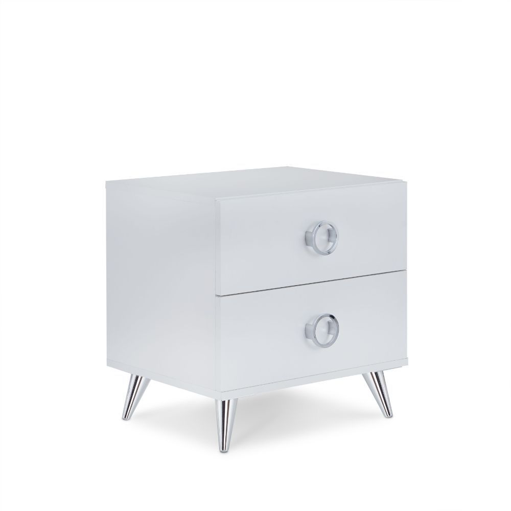 Elms - Accent Table - White