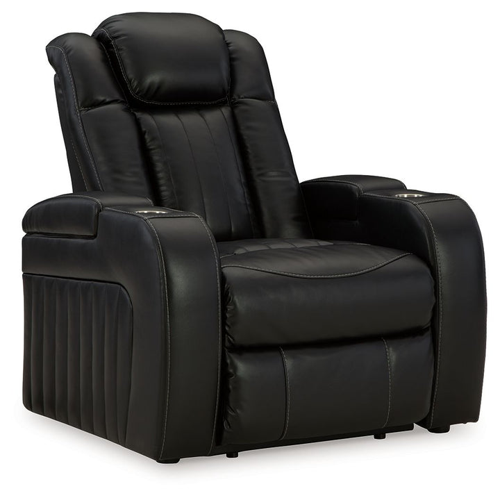 Caveman Den - Power Recliner/ Adj Headrest - Midnight