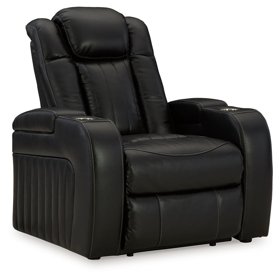 Caveman Den - Power Recliner/ Adj Headrest - Midnight