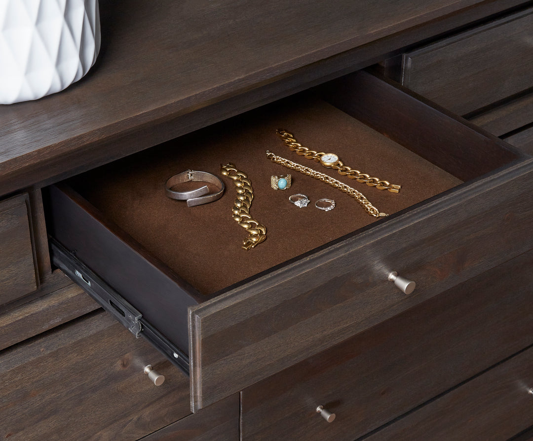 Modus Furniture 1X5782 City Ii Nine Drawer Dresser In Basalt Gray