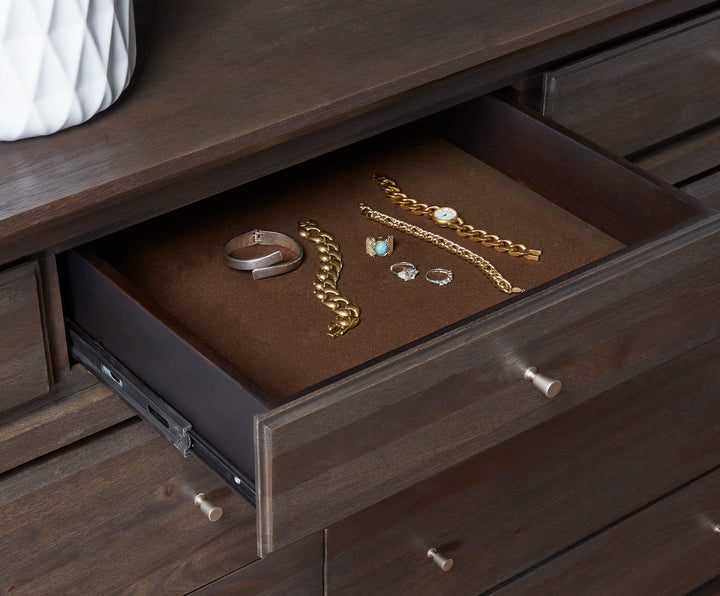 Modus Furniture 1X5782 City Ii Nine Drawer Dresser In Basalt Gray