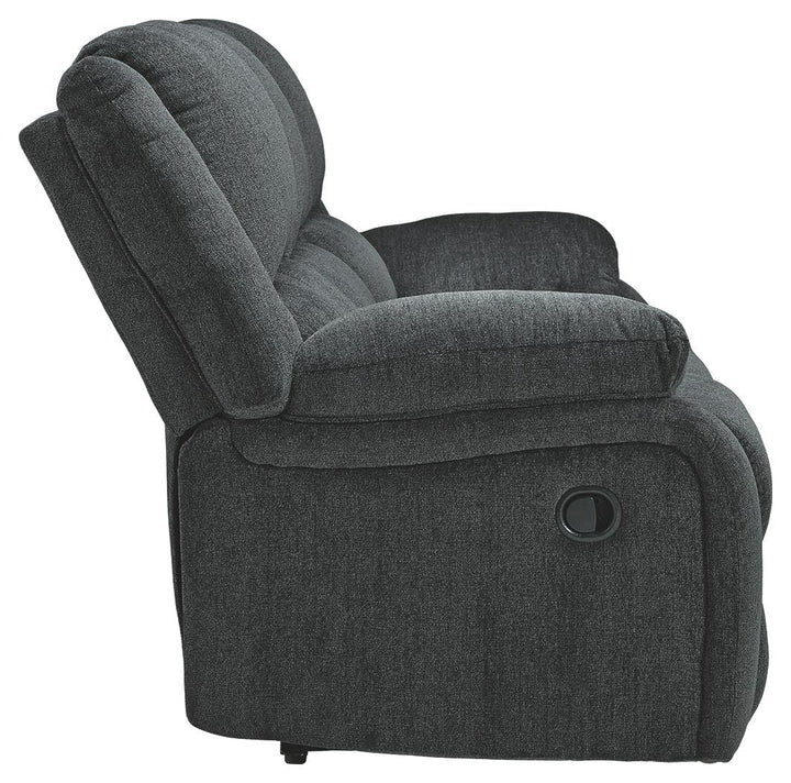 Draycoll - Reclining Sofa - Dark Gray
