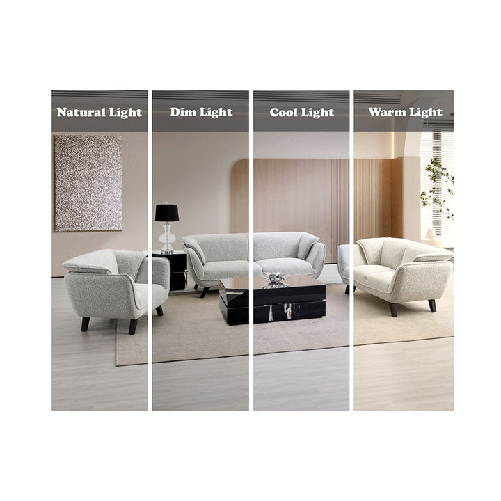 Nayeli - Chair - Light Gray Boucle